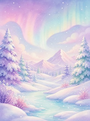 The snowy peaks world